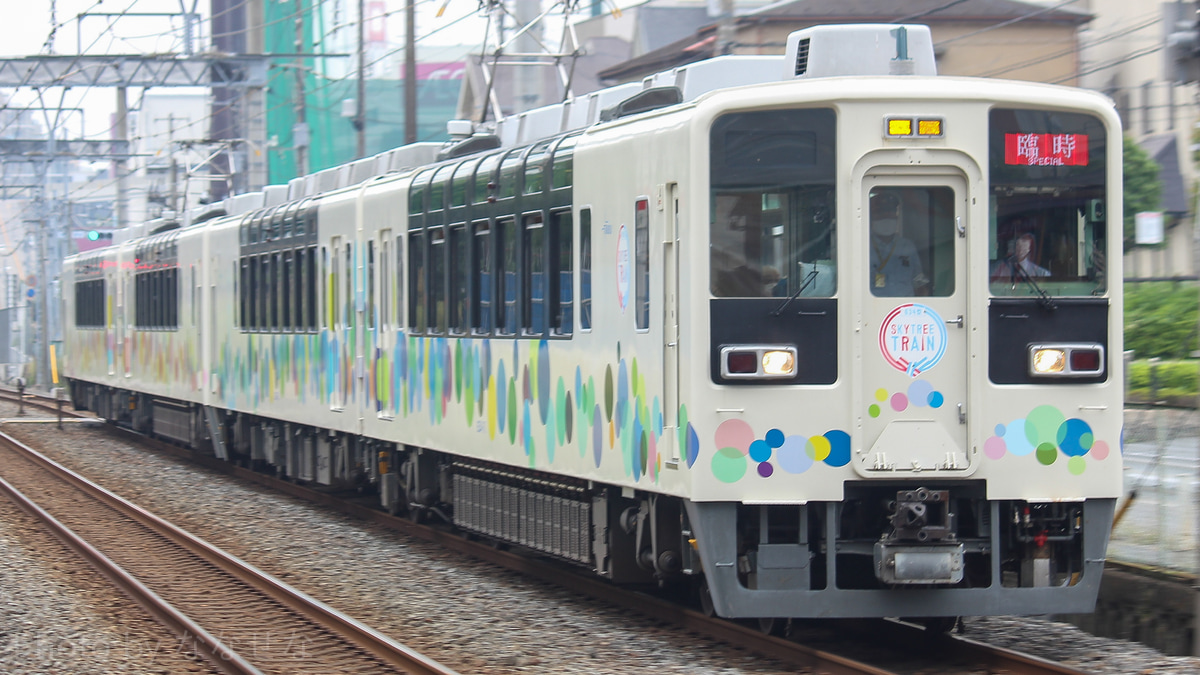 東武】634型「スカイツリートレイン」使用 団体臨時列車(20201004