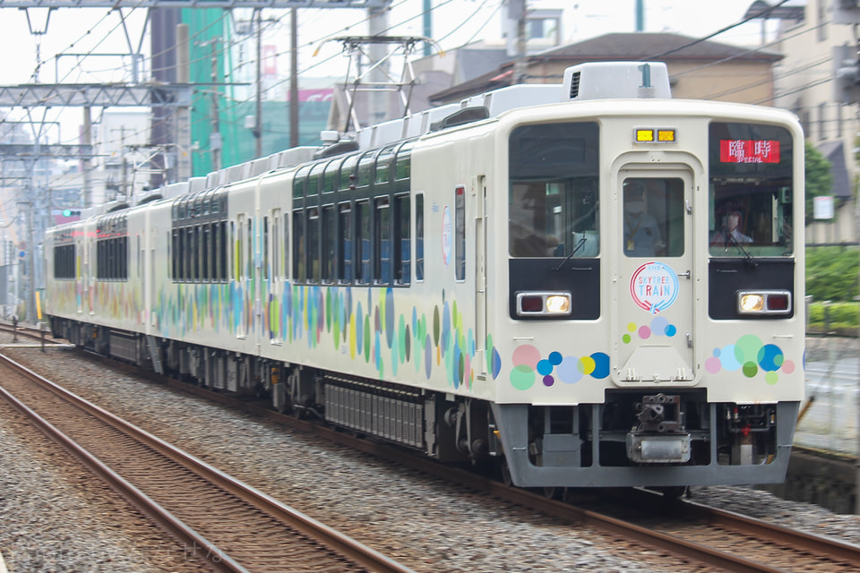 【東武】634型「スカイツリートレイン」使用 団体臨時列車(20201004)の拡大写真