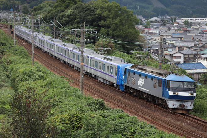 【メトロ】半蔵門線新型車両18000系18101F甲種輸送を金谷～島田間で撮影した写真