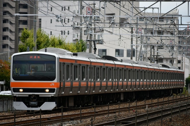 【JR東】E231系元マト118編成が武蔵野線転用工事を終えて構内試運転