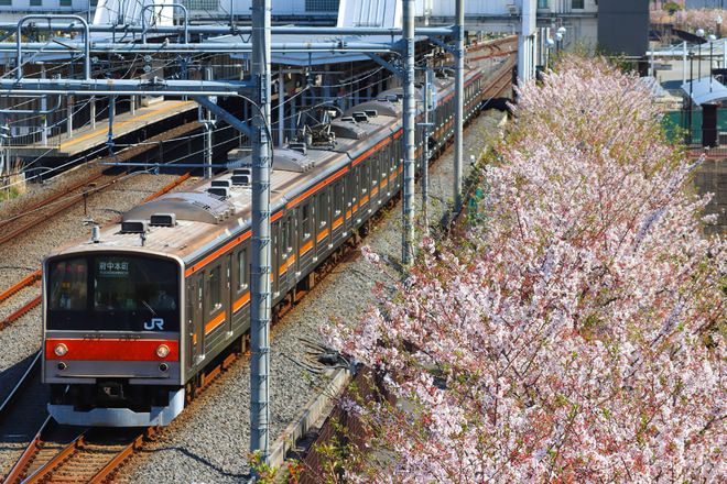 【JR東】武蔵野線向け205系 全車運用離脱を吉川美南～吉川間で撮影した写真