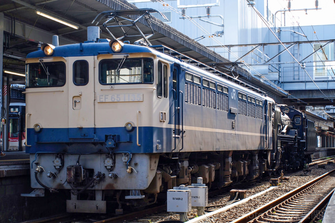【JR西】D51-200が新山口へ配給輸送(202010)を広島駅で撮影した写真