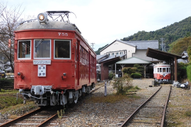【庭箱】赤い電車撮影会を谷汲駅で撮影した写真
