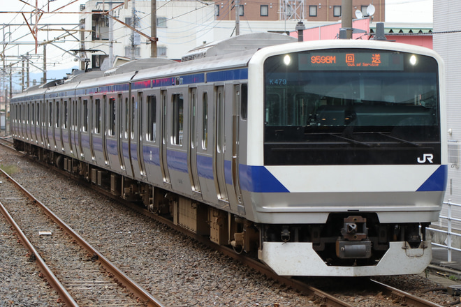 【JR東】E531系K479編成 防災訓練に伴う臨時回送を勝田駅で撮影した写真