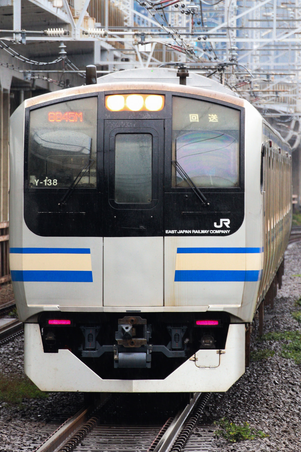 【JR東】E217系Y-138編成東京総合車両センター出場回送の拡大写真