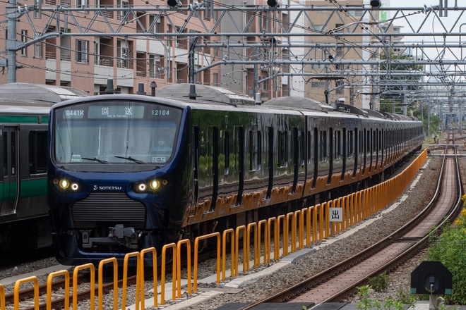 【相鉄】12000系12104F(12104×10)が板橋駅電留線へ