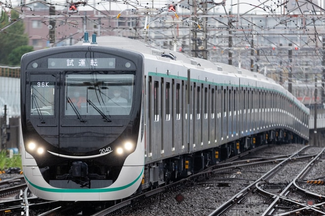 【東急】2020系2140F 性能確認試運転を鷺沼駅で撮影した写真