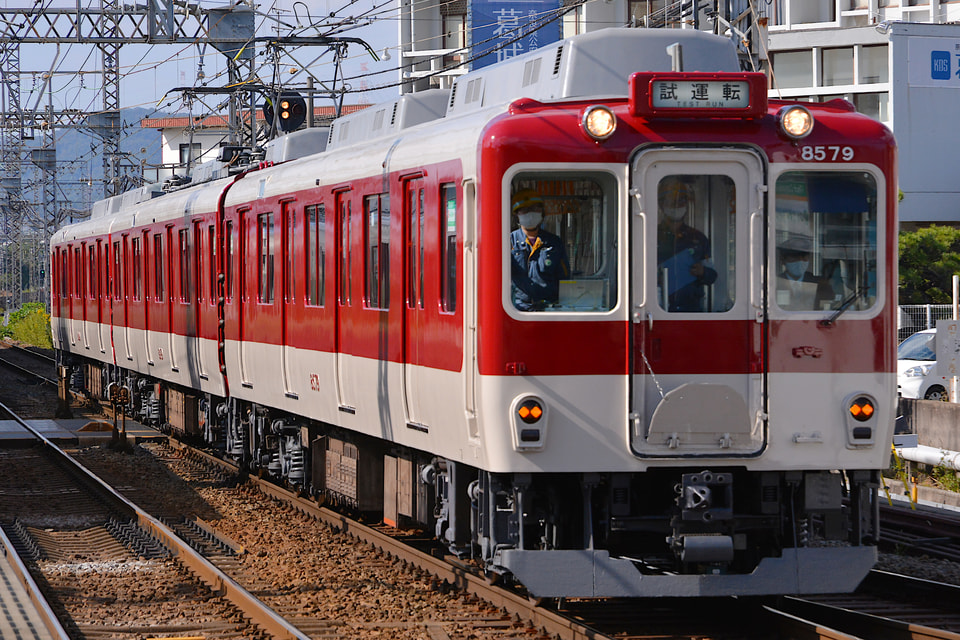 【近鉄】8000系B79五位堂出場試運転(大阪線)の拡大写真