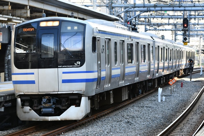 【JR東】E217系Y-106編成東京総合車両センター出場回送を大崎駅で撮影した写真