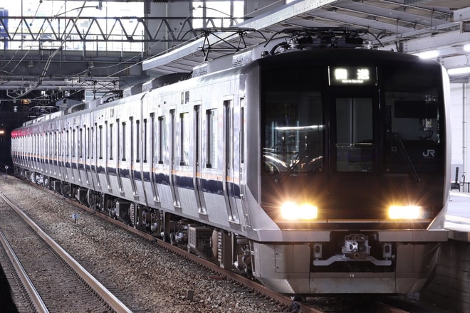 【JR西】321系D14編成 網干総合車両所本所出場を東加古川駅で撮影した写真