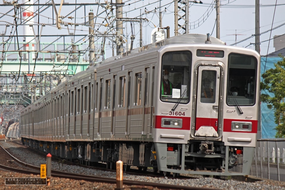 【東武】東上線用30000系31604F+31404Fがスカイツリーラインで試運転の拡大写真