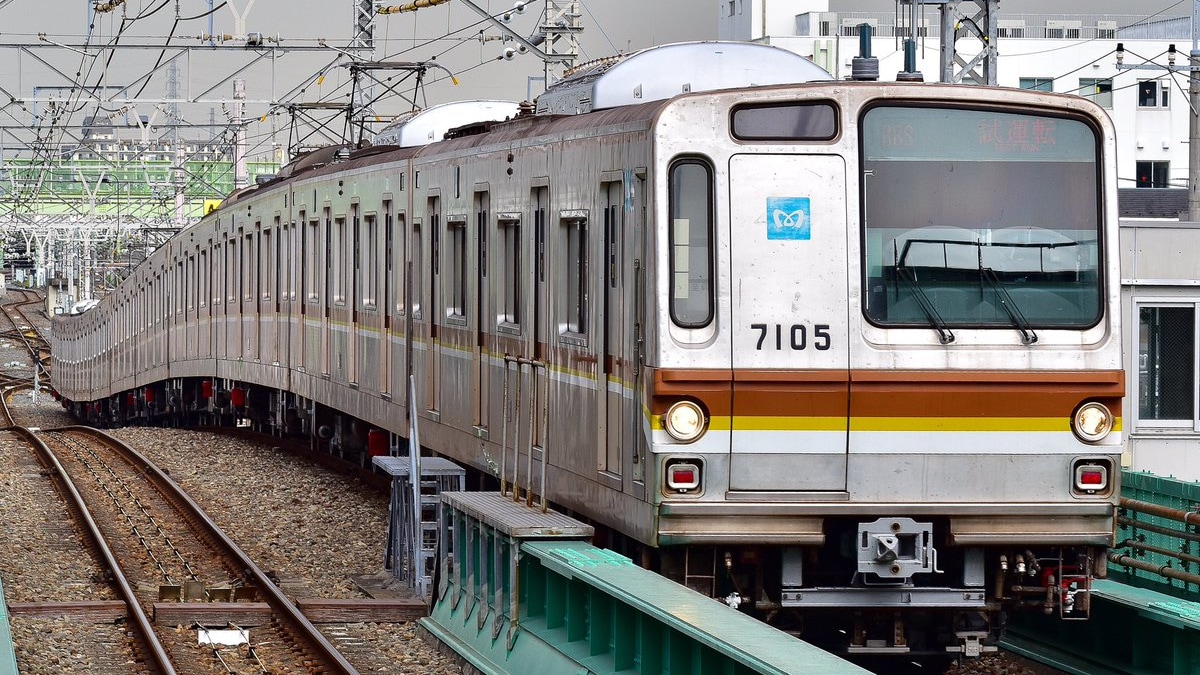 メトロ】7000系7105F綾瀬工場出場試運転 |2nd-train鉄道ニュース