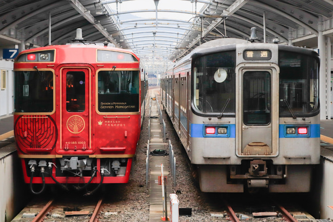 【JR四】6000系代走運用を7020が運用を高松駅で撮影した写真
