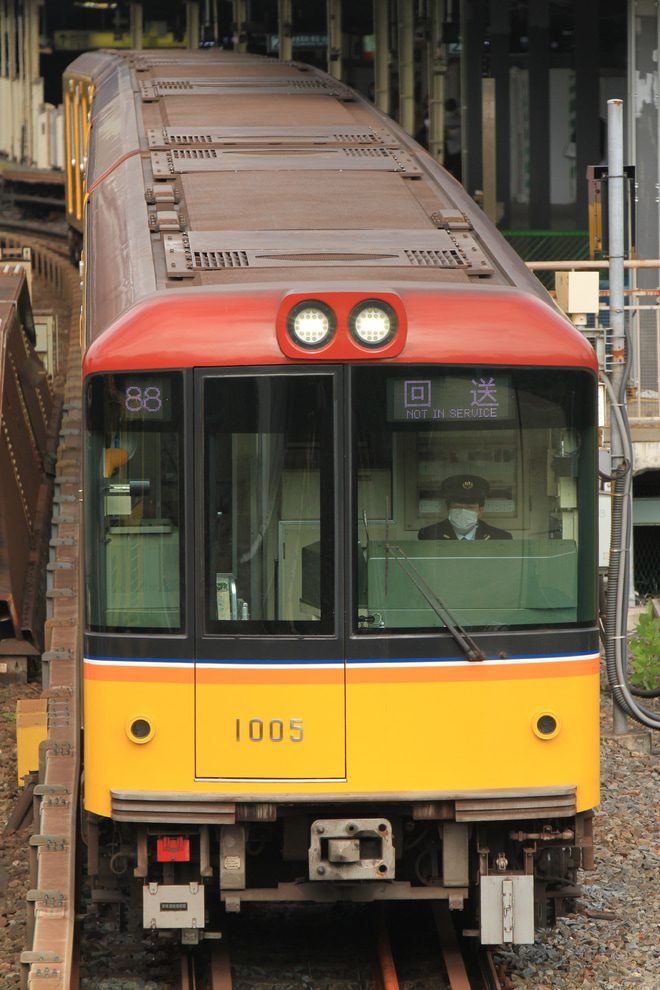 【メトロ】1000系1105F上野検車区へ返却