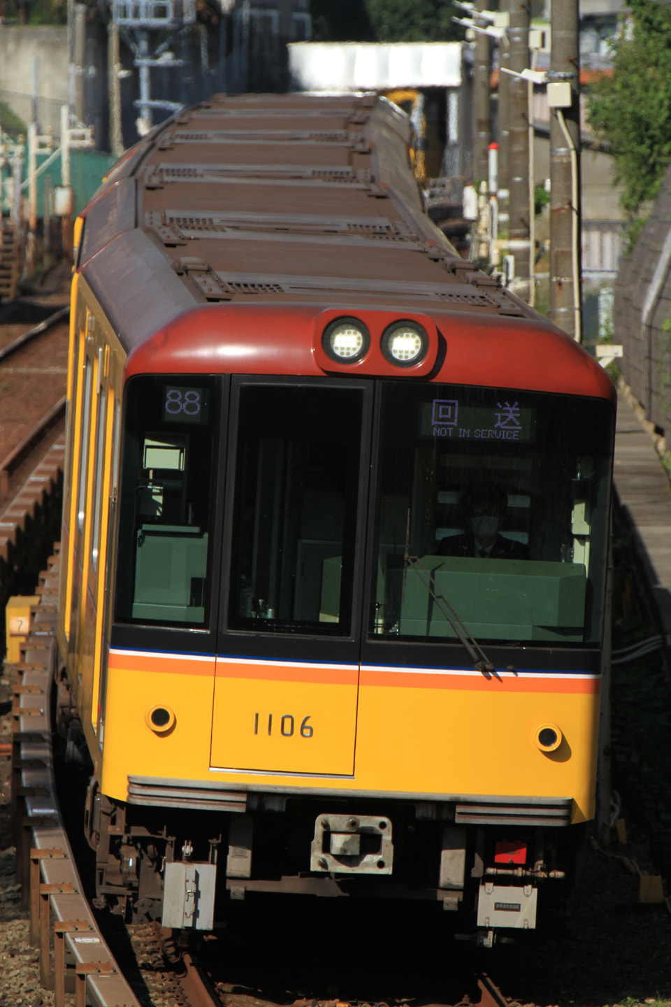 【メトロ】銀座線1000系1106F上野検車区へ返却の拡大写真