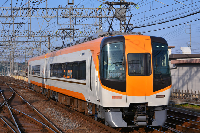 【近鉄】22000系AS27五位堂出場試運転を名張駅で撮影した写真