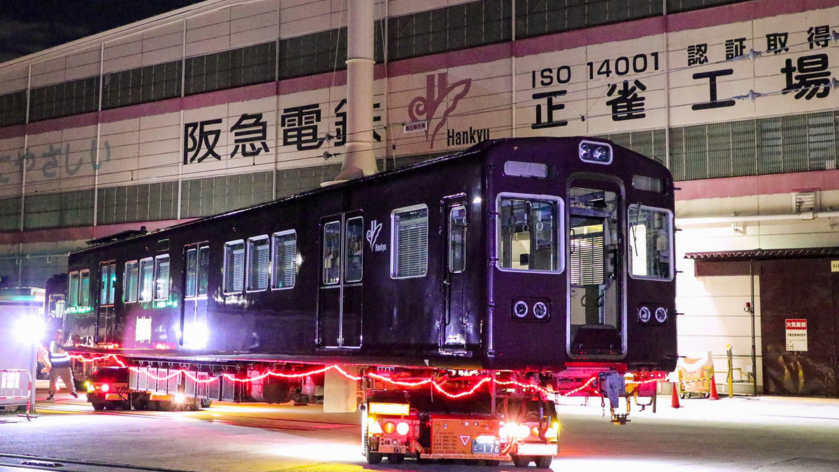 阪急】3318F＆C#5909 廃車陸送 |2nd-train鉄道ニュース