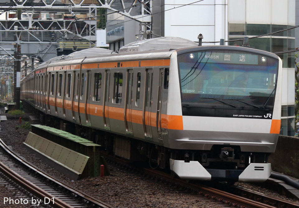 【JR東】E233系トタT26編成 東京総合車両センター出場(202011)の拡大写真