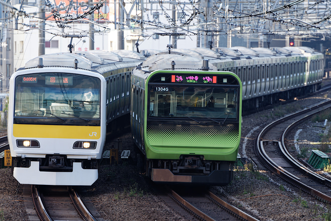 【JR東】E231系A510編成東京総合車両センター出場回送を恵比寿～渋谷間で撮影した写真