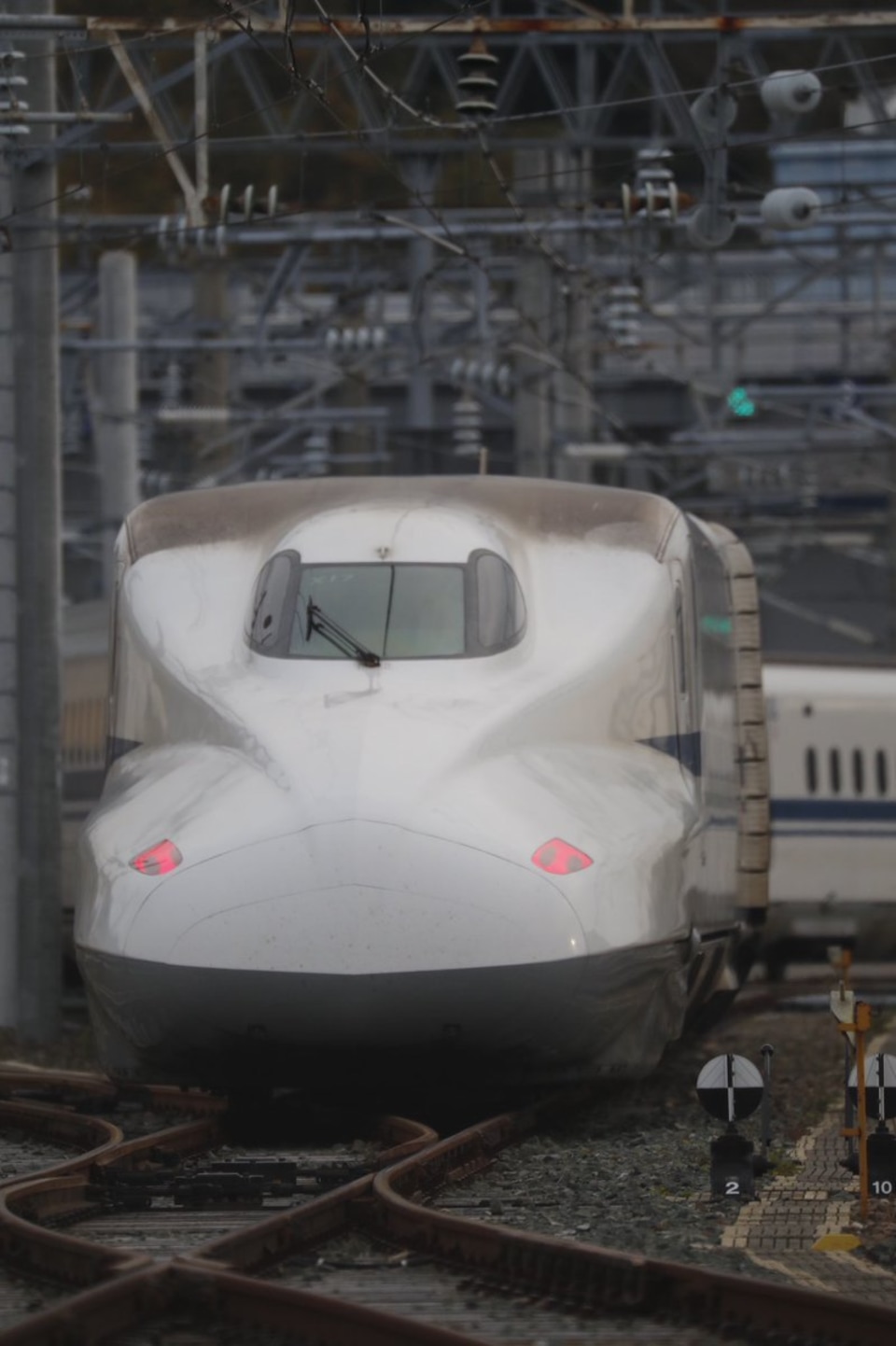 【JR海】N700A(スモールA)X17編成が浜松工場へ廃車回送の拡大写真