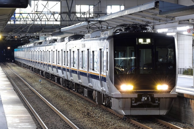 【JR西】321系D1編成 網干総合車両所本所出場を東加古川駅で撮影した写真