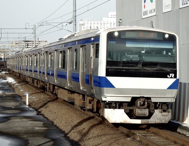【JR東】E531系K462編成仙台車両センターでの工事を終えて出場を長町駅で撮影した写真