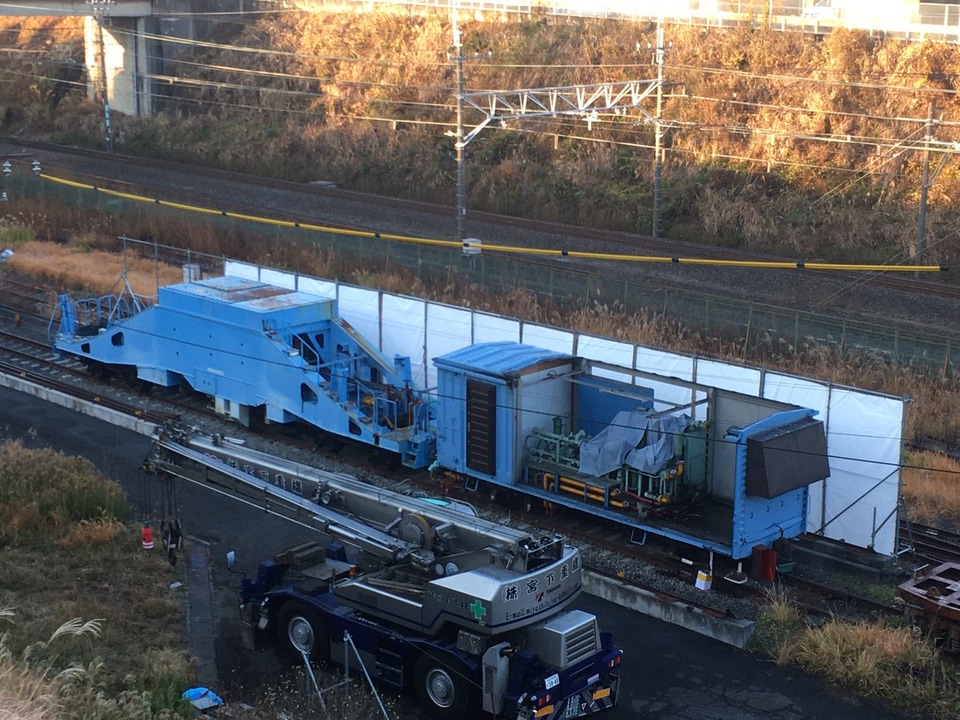 【JR総研】鉄道総研日野土木技術研究所のワムハチが解体の拡大写真