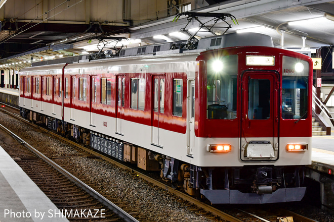 【近鉄】1201系RC03出場回送を松阪駅で撮影した写真