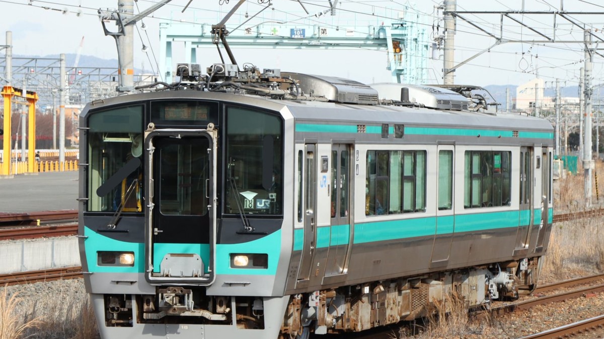 JR西】125系クモハ125-18が吹田総合車両所本所出場試運転 |2nd-train