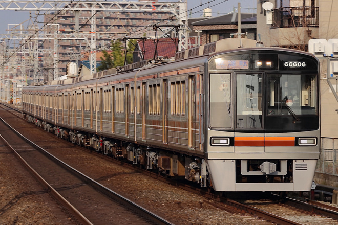 【大阪メトロ】66系66606Fが出場試運転を南茨木～摂津市間で撮影した写真