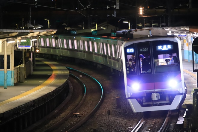 【メトロ】08系08-101Fが試運転で久しぶりの東武スカイツリーラインへを堀切駅付近で撮影した写真