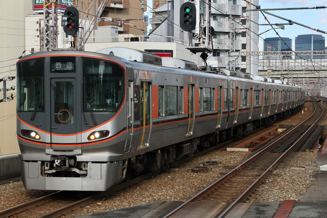 【JR西】梅田貨物線、ゆめ咲線に保安列車走るを福島～野田間で撮影した写真