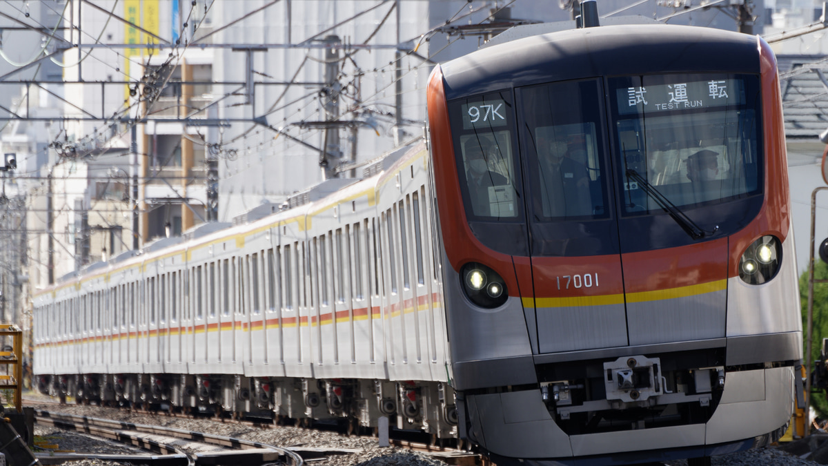 メトロ】有楽町線・副都心線新型車両の17000系17101F東横線内日中