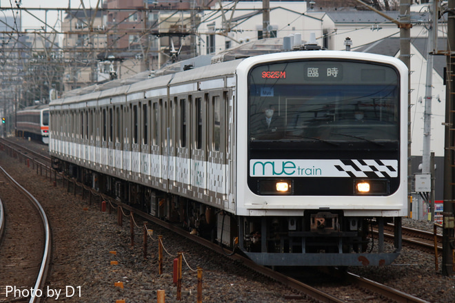 【JR東】209系在来線用試験電車MUE-Train宇都宮線試運転(202101)を土呂駅で撮影した写真