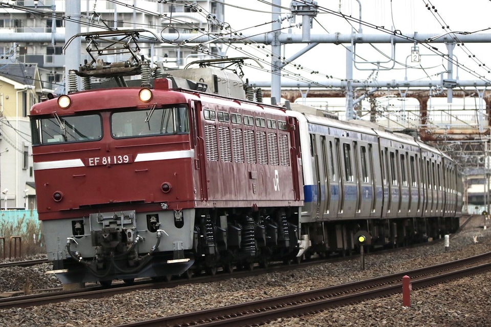 【JR東】E531系K455編成配給輸送の拡大写真