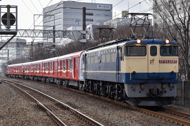 【メトロ】2000系2130F甲種輸送を静岡駅で撮影した写真