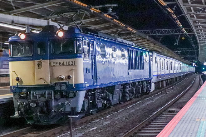 【JR東】E217系クラY-105編成+クラY-107編成長野廃車配給を阿佐ヶ谷駅で撮影した写真