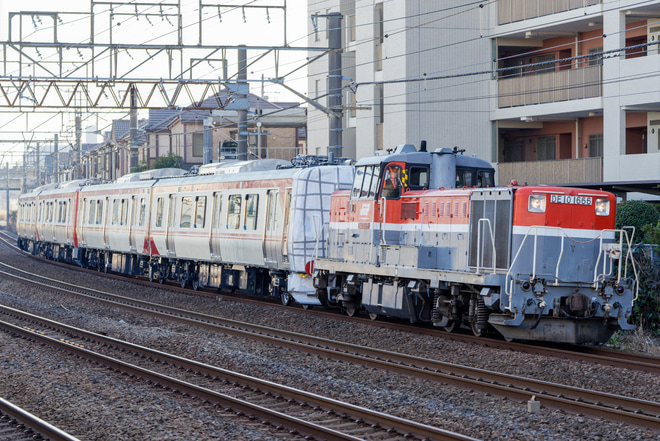 【しな鉄】SR1系S201+S202編成J-TREC横浜事業所出場を鶴見～新鶴見(信)間で撮影した写真