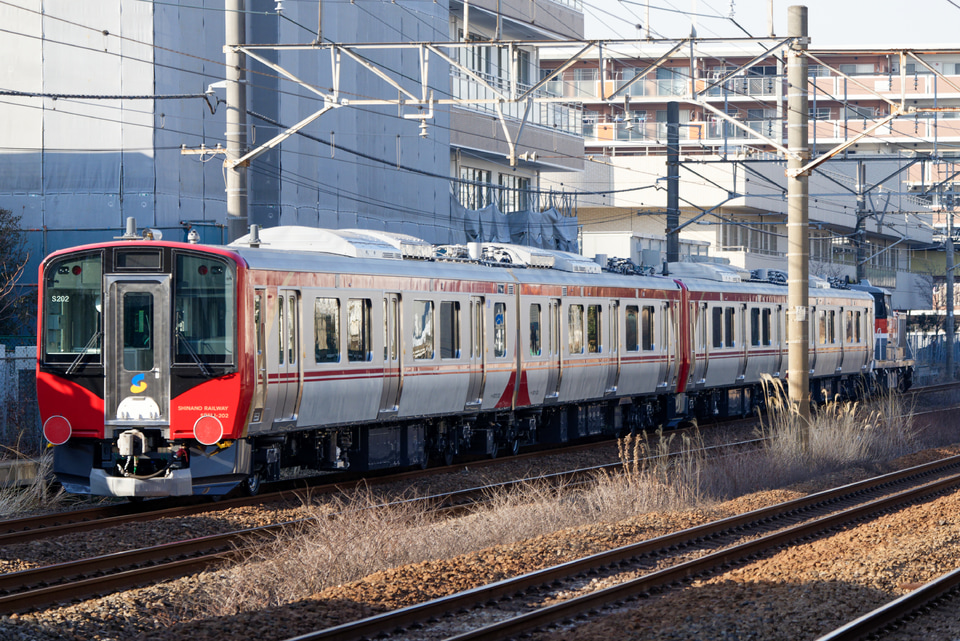 【しな鉄】SR1系S201+S202編成J-TREC横浜事業所出場の拡大写真