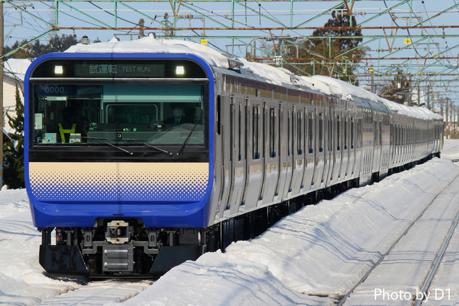【JR東】E235系1000番台F-06編成公式試運転を羽生田駅で撮影した写真