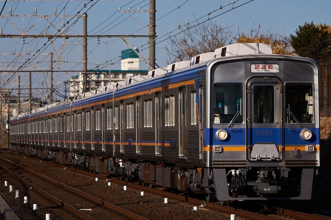 【南海】6200系6551F千代田出場試運転を金剛〜滝谷間で撮影した写真