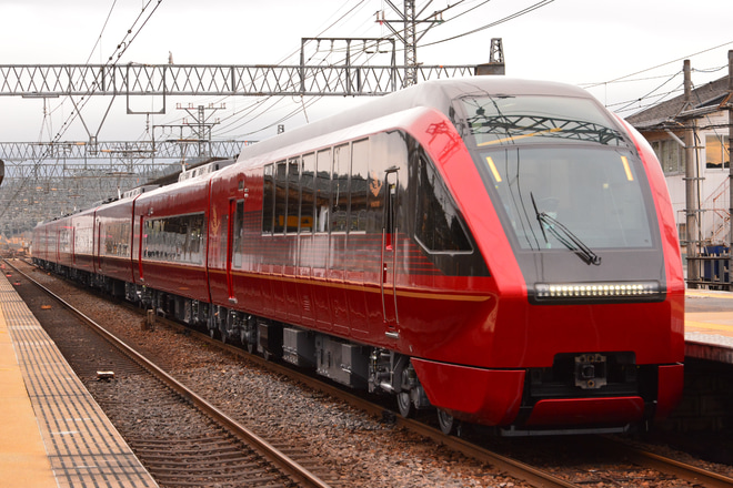 【近鉄】80000系80050番台HV53試運転を青山町駅で撮影した写真