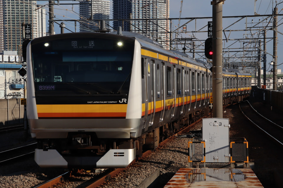 【JR東】E233系ナハN17編成東京総合車両センター出場回送の拡大写真