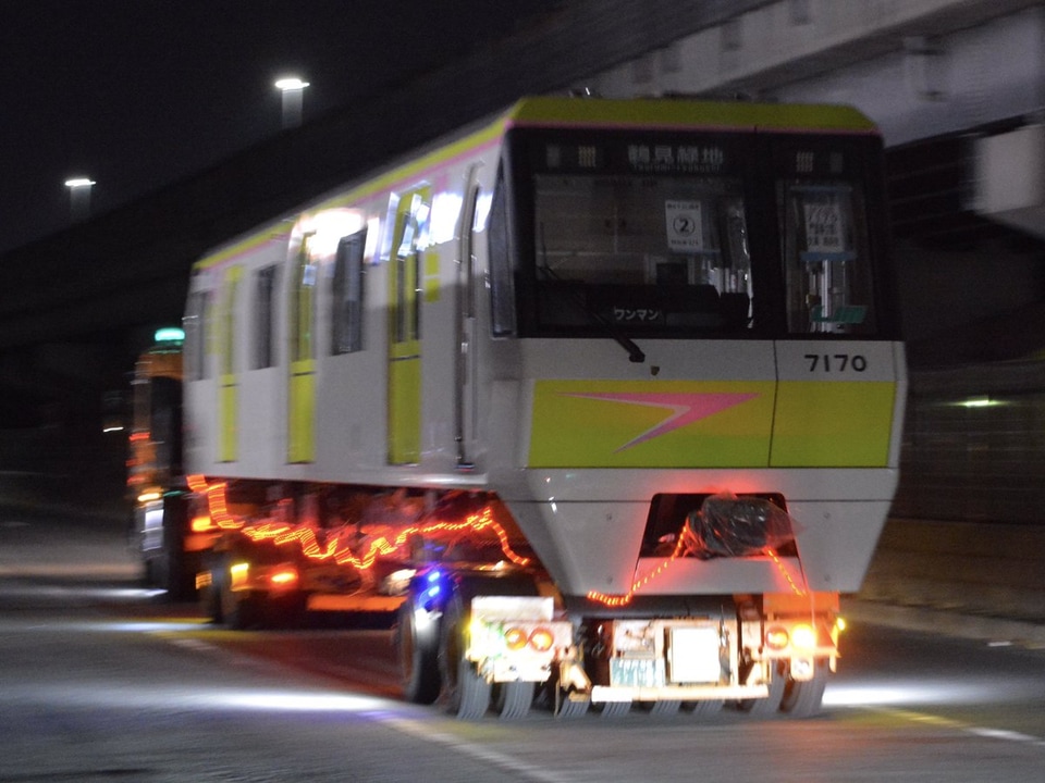 【大阪メトロ】70系7120Fリニューアルを終えて陸送の拡大写真