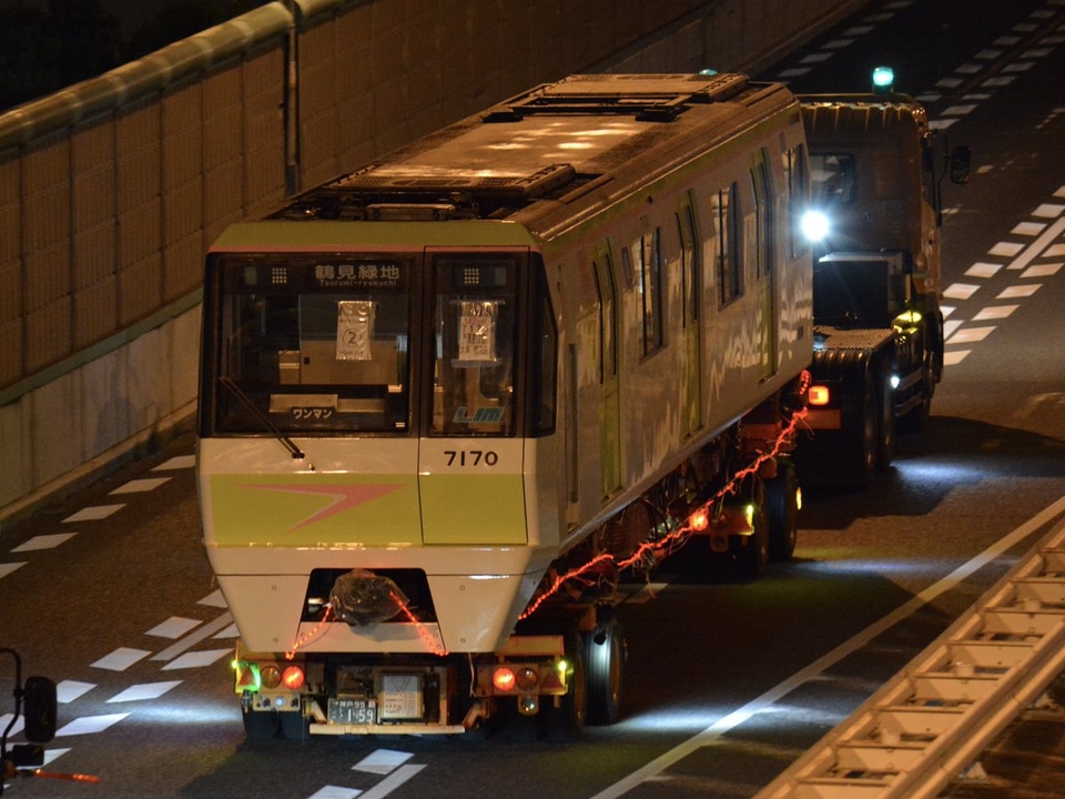 【大阪メトロ】70系7120Fリニューアルを終えて陸送の拡大写真
