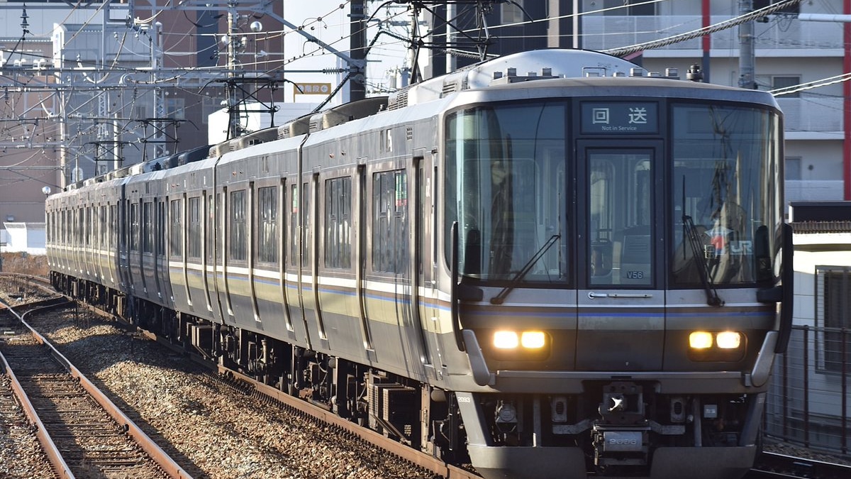 Jr西 223系v56編成 V57編成吹田総合車両所京都支所へ回送 2nd Train鉄道ニュース