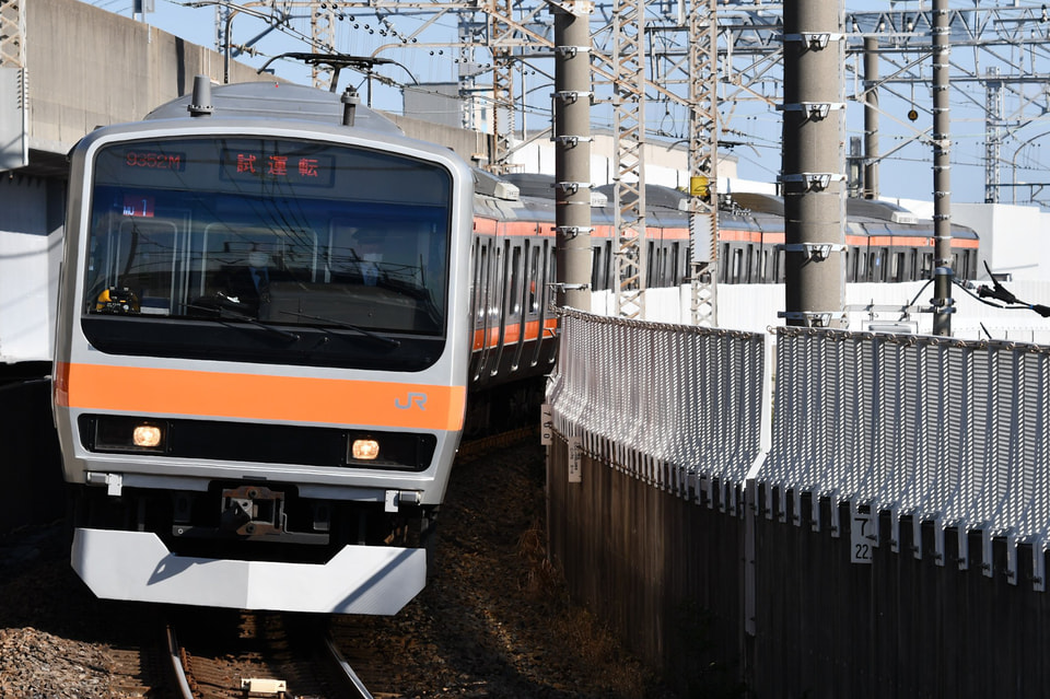 【JR東】E231系ケヨMU1編成 二俣新町経由で試運転の拡大写真