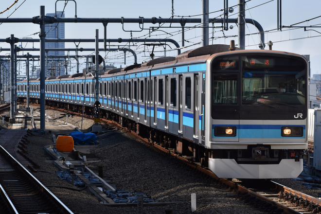 【JR東】E231系800番台ミツK3編成、車輪転削返却に伴う回送を武蔵小金井駅で撮影した写真