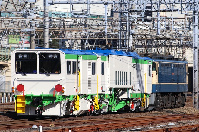 【JR貨】EF65-2086牽引マルチプルタイタンパー09-16/CST甲種輸送