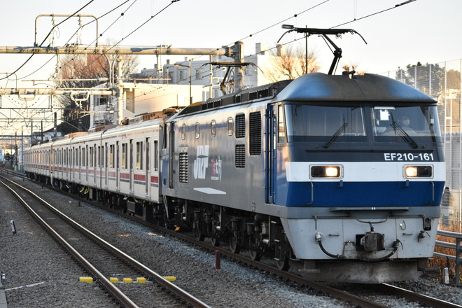 【東急】3000系3003F J-TREC横浜事業所出場甲種を西府駅で撮影した写真